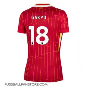 Liverpool Cody Gakpo #18 Replik Heimtrikot Damen 2024-25 Kurzarm